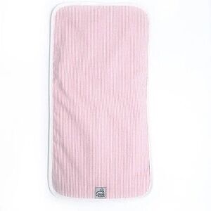 Pink Striped Baby Burp Cloth